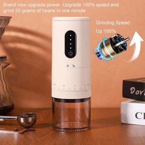 Digital New 38 Levels Adjustment Wireless <b>Coffee</b> <b>Maker</b> <b>Portable</b> Electric USB Rechargeable <b>Coffee</b> Grinder for Outdoor - Product Image 2