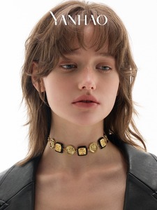Collier ras du cou vintage doré et argenté - Product Image 3