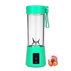 Mini liquidificador elétrico portátil, primeira peça, preço especial, processador de alimentos, 400ml plástico, portátil, usb, citrino, copo, espremedor