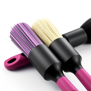 CY-PRO006-2 Brosse de detailing automobile élégante et durable avec poignée antidérapante, poils colorés vifs, 10,8 pouces et 7,1 pouces - Product Image 4