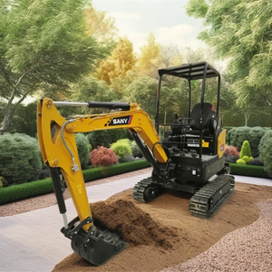 Mini-excavatrice SANY SY16C d'occasion, moteur Yanmar 1.8T, faible consommation de carburant, capacité de la benne de 0,04 m³, 1000 heures, travaux municipaux et aménagement paysager - Product Image 1
