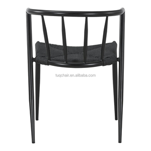 Chaises de salle à manger antidérapantes, 2 pièces/carton, capacité de charge (≥150kg), siège en corde, vente en gros, livraison rapide, directement de l'usine - Product Image 4