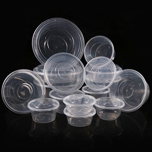 Variety of specifications wholesale eco friendly clear disposable plastic salad bowl with lid