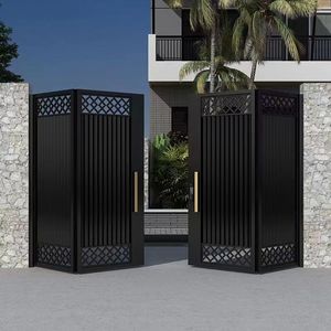 <span class=keywords><strong>Portail</strong></span> de villa de luxe en aluminium pour jardins extérieurs et cours avant aux Philippines – Clôture extérieure en alliage d'aluminium - Product Image 6