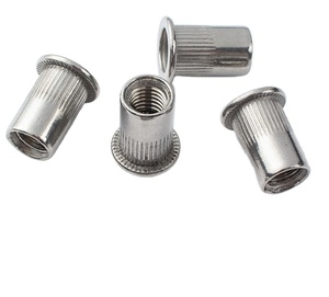 Đồ nội thất ô tô đầu phẳng ren chèn nutsert đinh tán mù đinh tán <span class=keywords><strong>Nut</strong></span> SS304 thép không gỉ - Product Image 2