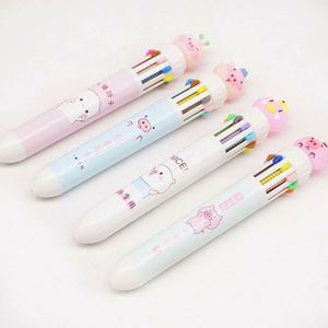 ปากกาลูกลื่นพลาสติกลายสัตว์น่ารัก 10 สี ดีไซน์ฟลามิงโก หัวปากกา 0.7 มม. รับสกรีนโลโก้ ของขวัญสำหรับเด็ก อุปกรณ์สำนักงานและโรงเรียน - Product Image 3