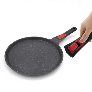 Poêle à crêpes en aluminium moulé de haute qualité, poêle à chapati, poêle à crêpes antiadhésive, poêle à tortillas avec poignée <span class=keywords><strong>amovible</strong></span> - Product Image 1