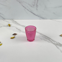 Pichet à bière en plastique acrylique écologique avec poignée verres à boire avec cruche assortie