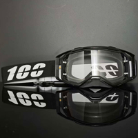 Lunettes de motocross 100LK Premium, lentille à vision large, MX ATV, tout-terrain, moto de cross, course, cyclisme, lunettes OBM ODM