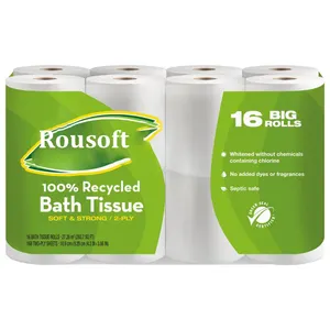 Fornitore produttori all'ingrosso 3ply dissolvable stampa personalizzata fantasia goffratura youngs wc wc bagno rotolo di carta velina