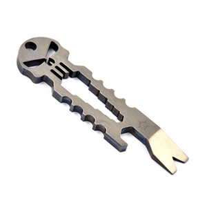 Porte-clés multifonction personnalisé en alliage de zinc et acier inoxydable, outil tactique multi-usages avec tournevis et ouvre-bouteille - Product Image 1
