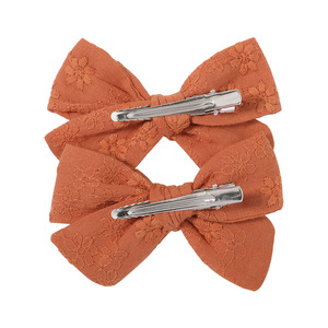 Barrettes et nœuds pour bébés filles, entièrement doublées, avec pinces crocodiles, accessoires capillaires pour petites filles, tout-petits et enfants - Product Image 4