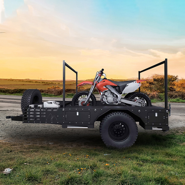 Ecocampor Lightweight Flatbed Kendon Trailer Tool Trailer Utility Trailer for Double Axle