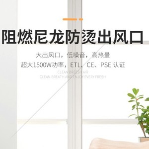 Mini Desktop <b>Heater</b> 1500W PTC <b>Electric</b> <b>Heater</b> For Home Office Heating With Overheat Protection - Product Image 2