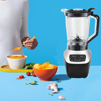 Moteur de 1500W S/S 304 lames, technologie automatique avec boutons numériques, robot ménager, mélangeur de presse-agrumes de cuisine, Nutri