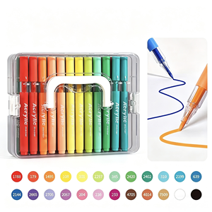 Marqueur acrylique pour l'art <span class=keywords><strong>des</strong></span> enfants - Stylo à <span class=keywords><strong>encre</strong></span> intelligente haute capacité à contrôle de la quantité <span class=keywords><strong>d</strong></span>'<span class=keywords><strong>encre</strong></span>, mélangeable, pour aquarelle - Product Image 2