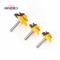 Miaorui bois fraise outils de menuiserie ligne Cutter panneau Cutter foret ensemble 45 degrés Tenon Joint Altin OEM