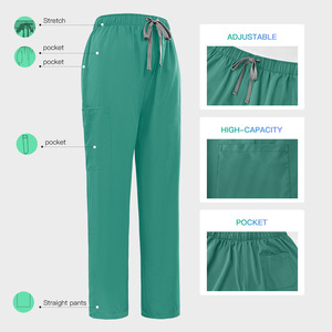 42186, Blouse médicale unisexe à nouer dans le dos, Uniforme clinique en gros, Uniforme hospitalier lavande, Uniforme hospitalier Ripstop - Product Image 3