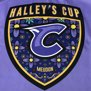 Maillot de hockey sur glace rétro imprimé, séchage rapide, respirant, avec logo personnalisé, nom d'équipe, uniforme sportif, conception personnalisée OEM, en promotion - Product Image 5