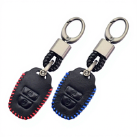 Étui de protection en cuir pour clé de voiture, 2 boutons, porte-clés, télécommande, housse pour Toyota RAV4 Hilux Verso Aqua IQ Probox, accessoires de voiture