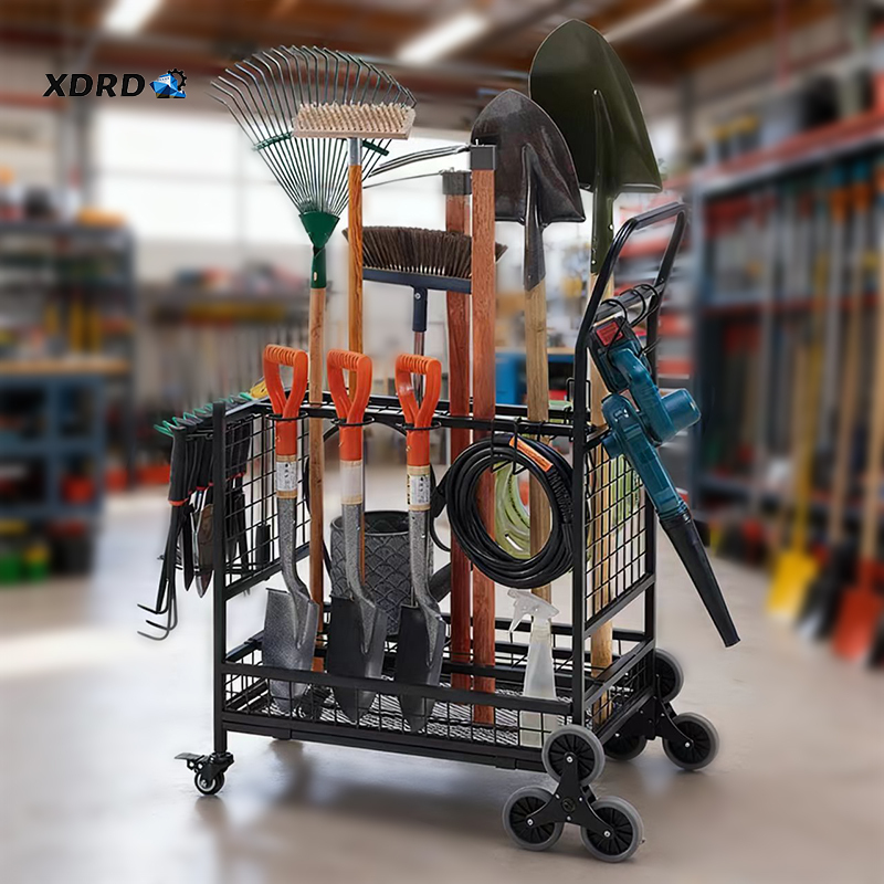 Garden Tool Organizer With 2 Stair