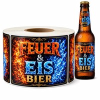 Étiquettes autocollantes personnalisées en vinyle, impression holographique dorée, résistantes aux rayures et aux UV, découpées sur mesure, pour promotion de marque