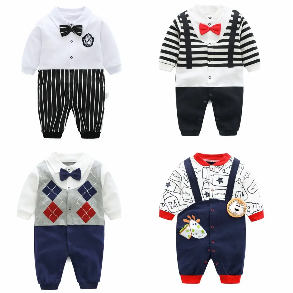 Wholesale Newborn Baby Girls Clothes Infant Spring for Girls Jumpsuit girls Soft Bebe Romper Baby Clothes 0-12 Month