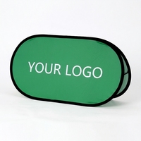 Support de bannière pop-up pliable grand format horizontal