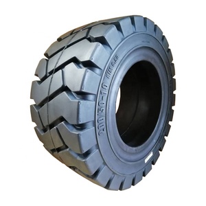 200/50-10 (6.50) 원레이 고품질 솔리드 지게차 타이어 (노즈 포함) - Product Image 2