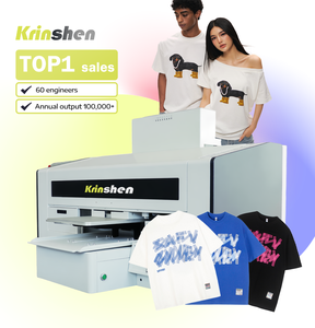 Krinshen เครื่องพิมพ์ DTG อัตโนมัติคุณภาพสูงเครื่องพิมพ์ DTG สำหรับการพิมพ์เสื้อยืด - Product Image 1