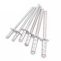 Rivets aveugles à tête ronde en aluminium 5056 6061 7075, étanches, à double, triple ou multiple tambour, vente en gros