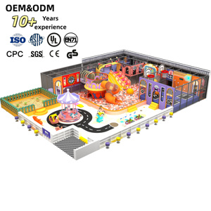 Parque Infantil Comercial con Tobogán, Piscina de Pelotas y Trampolín para Centros Comerciales - Product Image 1