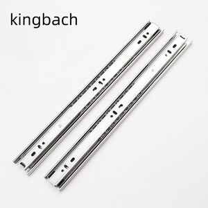 Kingbach 38Mm Sắt Đầy Đủ Mở Rộng Bóng Mang Đóng Mềm Nhà Bếp Kính Thiên Văn Kênh Tủ Ngăn Kéo Trượt Đường Sắt Cho Văn Phòng Ngăn Kéo - Product Image 5