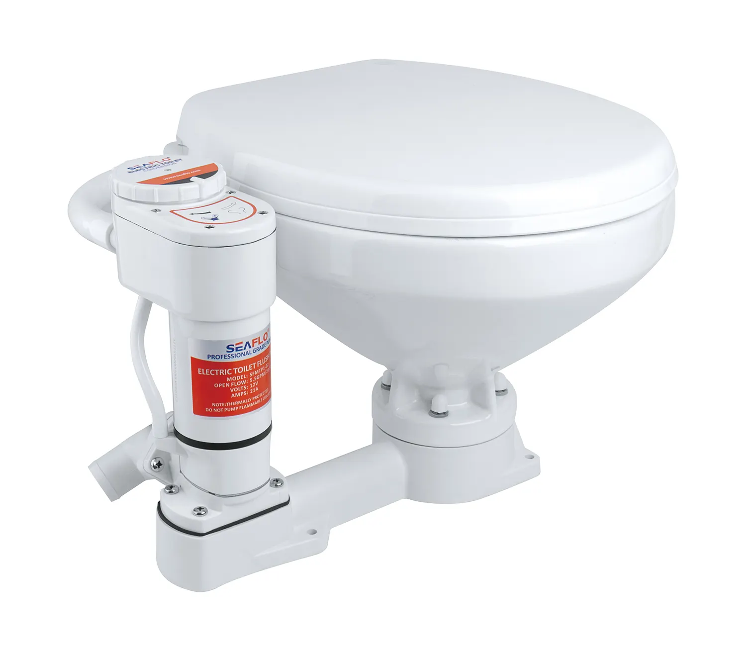 Seeaflo — Kit de Conversion de toilette électrique pour bateau, Yacht, batterie 12V