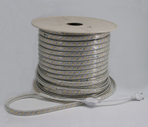 Tira de luces LED flexibles de cobre IP67, 5M, 110/220V, 180 LED/M, 3 filas, todos los colores, <span class=keywords><strong>SMD2835</strong></span>, acabado esmerilado para decoración de escaparate de Hotel - Product Image 4