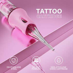 Aiguilles de microblading jetables Nuojo, professionnelles, en acier inoxydable 316, certifiées CE, 1RL, 3RL, 5RL, 5XF, 7F, cartouche de maquillage permanent - Product Image 4