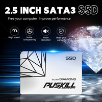 SSD PUSKILL Nouveau Design SATA3 2,5'' 120 Go 128 Go 240 Go 256 Go 480 Go 512 Go 1 To