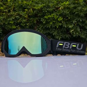 FBFU Vente en gros directe usine Lunettes de ski pour jeunes avec verres anti-buée, pour sports de plein air et cyclisme, légères, verres remplaçables en PC - Product Image 1