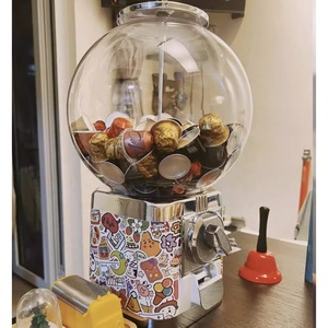 コイン式ガシャポンマシンキッズキャンディーガチャガシャポンカプセルおもちゃ自動販売キャンディーガムボールマシンクローツイストエッグマシン - Product Image 6