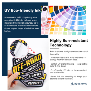 UV Tùy Chỉnh Ngoài Trời <span class=keywords><strong>Sticker</strong></span> Không Thấm Nước Uv-Chịu Thời Tiết Phim Hoạt Hình Tự Dính Bóng PVC Chết Cắt Vinyl Dán - Product Image 4