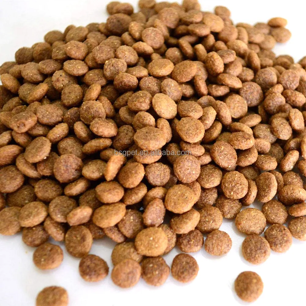 100% alami grosir makanan anjing peliharaan BSG/makanan kucing/makanan kering hewan peliharaan kualitas terbaik 15KG tas