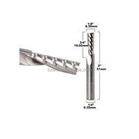 Fraise à queue TUOKE TK1061 en acier rapide avec queue de 6,35 mm pour le travail du bois sur CNC