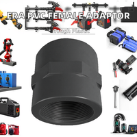 Adaptor PVC/UPVC PN16 DIN8063 Standar Permukaan Halus Tahan Korosi Pipa Fleksibel Bersertifikat