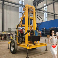 Petite machine portative de forage de puits d'eau de profondeur de 100m à vendre en Afrique du Sud, au Japon, en Inde
