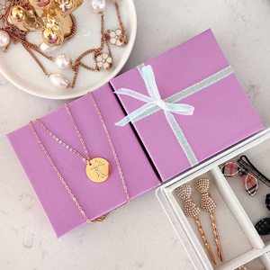 Wholesale Luxury Gift Box Jewelry Packaging Box Custom Logo Necklace Rings Bracelet Gift Box