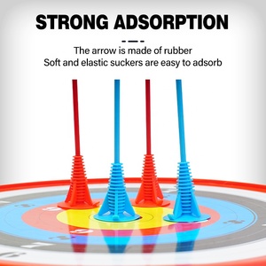 Ensemble de flèches en silicone et fibre de verre pour enfants, jouet de tir à l'<span class=keywords><strong>arc</strong></span> SPG, <span class=keywords><strong>arc</strong></span> à poulies, <span class=keywords><strong>arc</strong></span> recurve, divertissement sportif, sécurité des enfants - Product Image 3