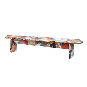 Banco de diseño moderno Menhir Taburete colorido de mediados de siglo para dormitorio de gama alta y uso comercial - Product Image 2