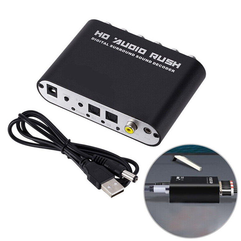 5.1 Channel Home Theater <strong>Decoder</strong> with Dolbi Digital/DTS Decoding