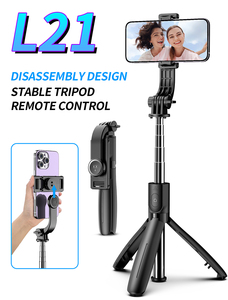 New L21 tự chụp chân dung di động không dây Tripod Bluetooth Selfie Stick với tripod Bluetooth điều khiển từ xa - Product Image 3
