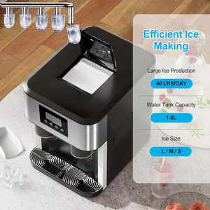 Nuevo Dispensador de Agua 3 en 1 sin Botella, Máquina de Hielo/Trituradora, 40lbs/24H, 1.8L, Cubos de Hielo en Forma de Bala, Eléctrico - Product Image 4